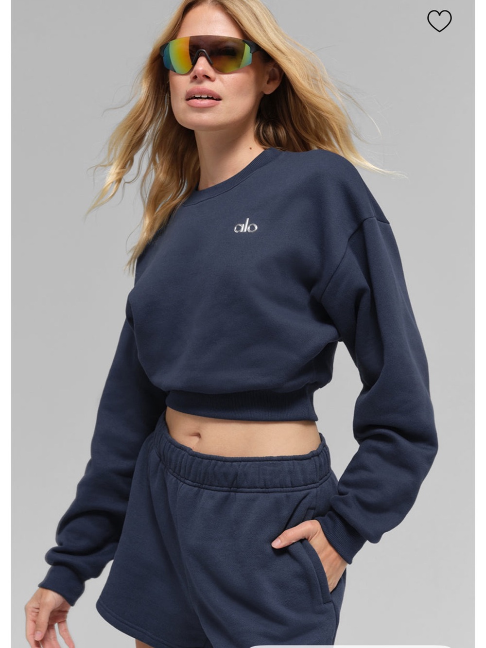 Cropped Accolade Crewneck